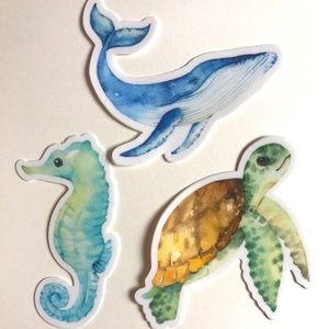On The Fifth Day Vinyl Sea Creature Decal Stickers